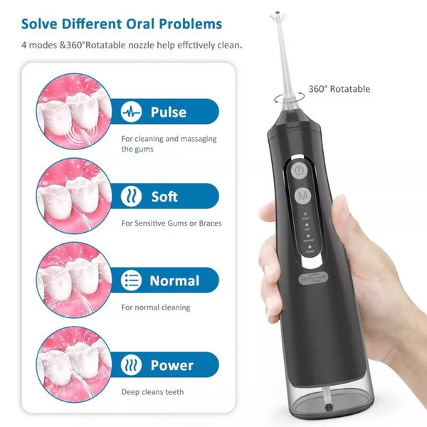 Cordless Water Flosser Dental Oral Irrigator