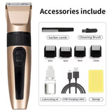 8 Piece Professional Barber Men’s Hair Trimmer