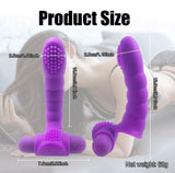 Finger Vibrator G-spot Clit Massager Stimulator Sex Toys for Women Rechargeable