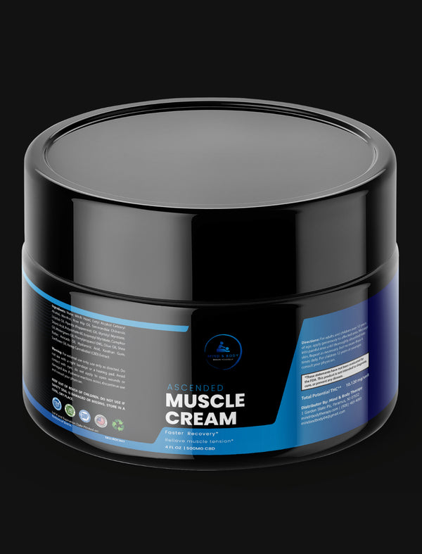 CBD Muscle Cream (4oz) 500mg