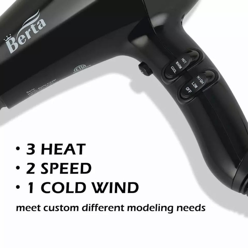 Hair Blow Dryer 1875W Professional Negative Ionic