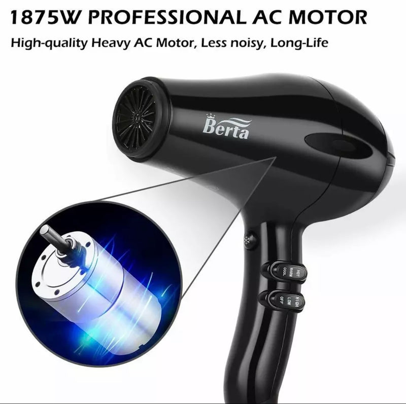 Hair Blow Dryer 1875W Professional Negative Ionic