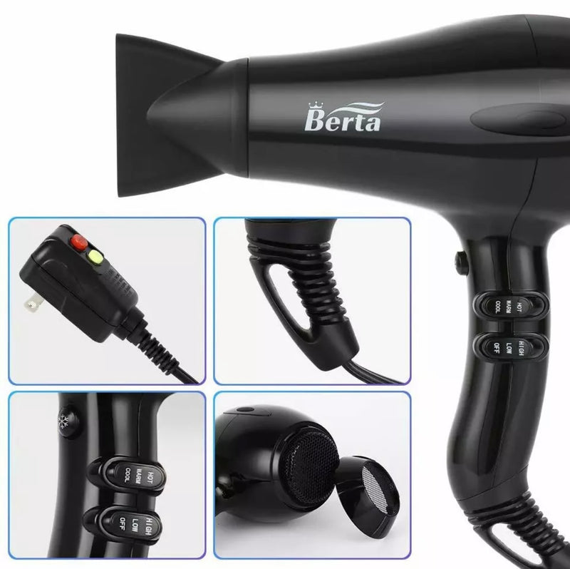 Hair Blow Dryer 1875W Professional Negative Ionic