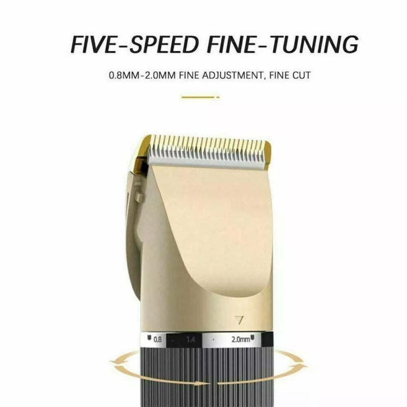 8 Piece Professional Barber Men’s Hair Trimmer